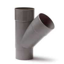PVC T-stuk 45° | Ø70